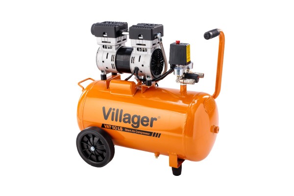 VILLAGER kompresor VAT-50LS silent 61dB ,125l/min   049300