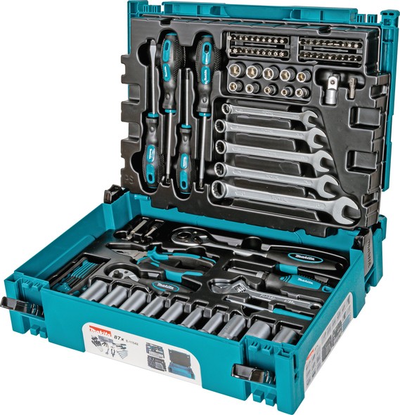 MAKITA set ručnog alata u Makpac koferu 87/1   E-11542 